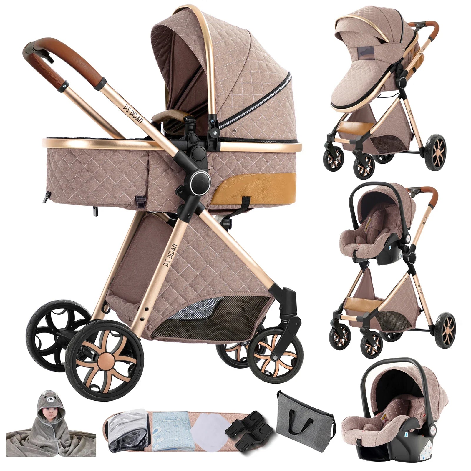 Poussette Magic ZC - chancelire incluse pour l'hiver