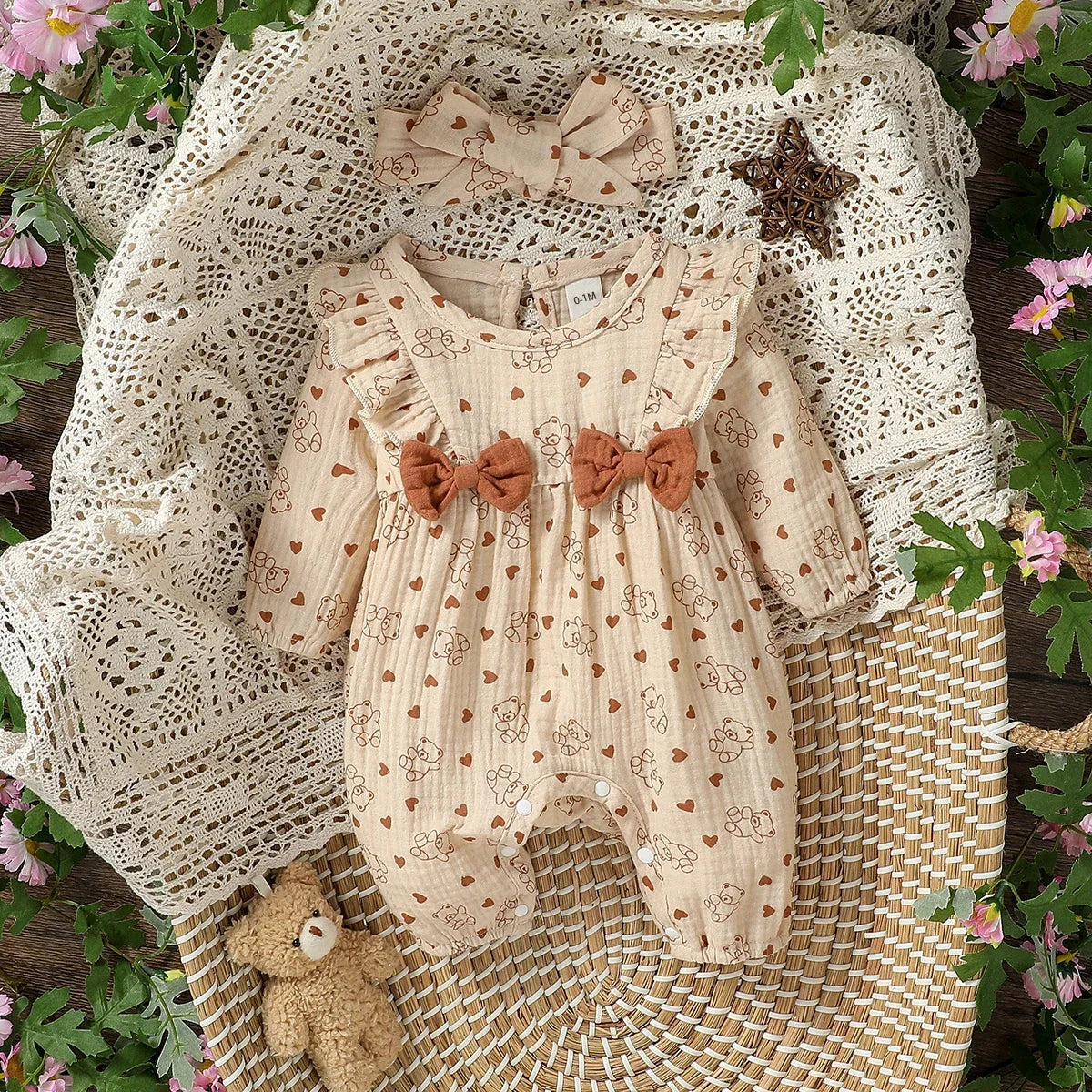 Combinaison fleurie - toutes les tailles disponibles