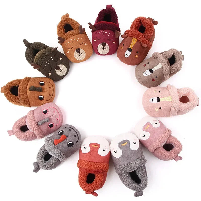 Chaussons peluche - coloris et tailles disponibles