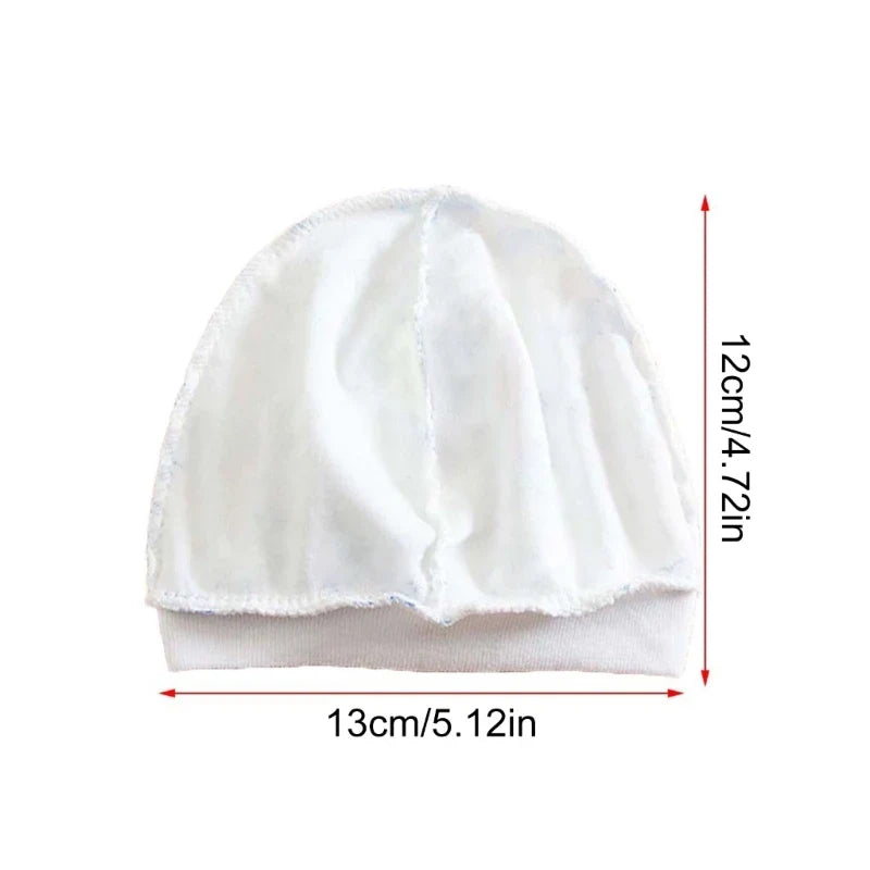 Bonnet naissance - vue de détail du tissu