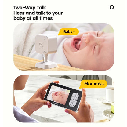 Babyphone vidéo - image nette avec zoom
