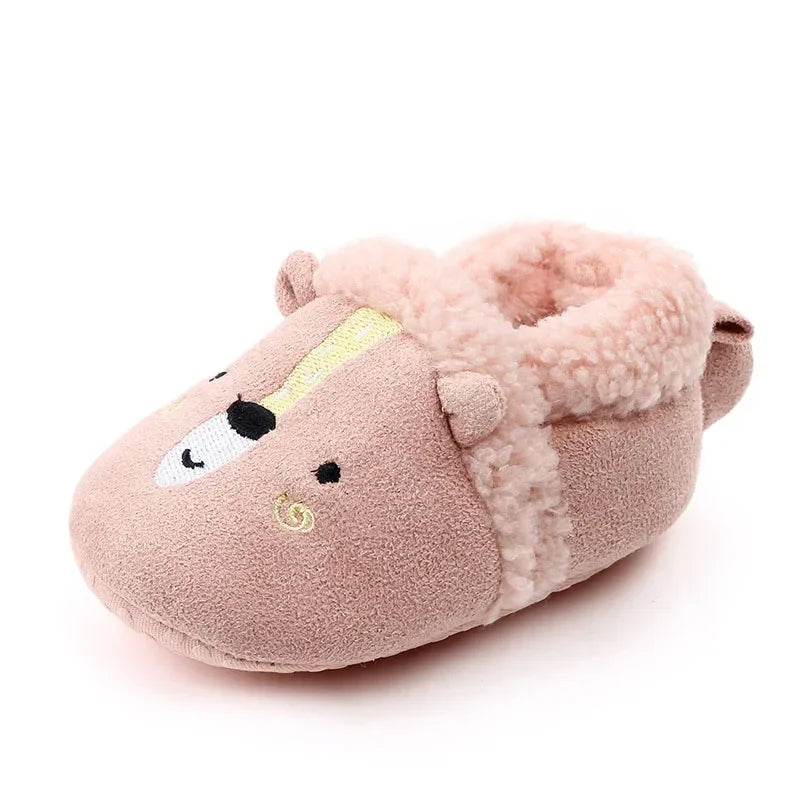 Chaussons peluche - élastique confortable sans serrer