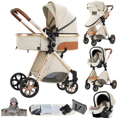 Poussette Magic ZC - accessoires inclus sac à langer et housse de pluie