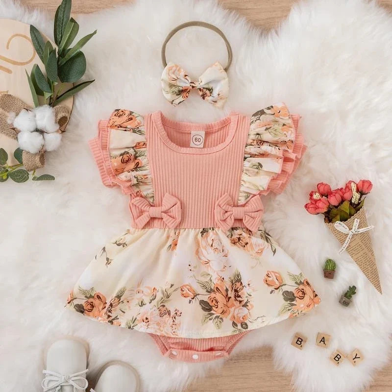 Robe d'été fille - vue de dos