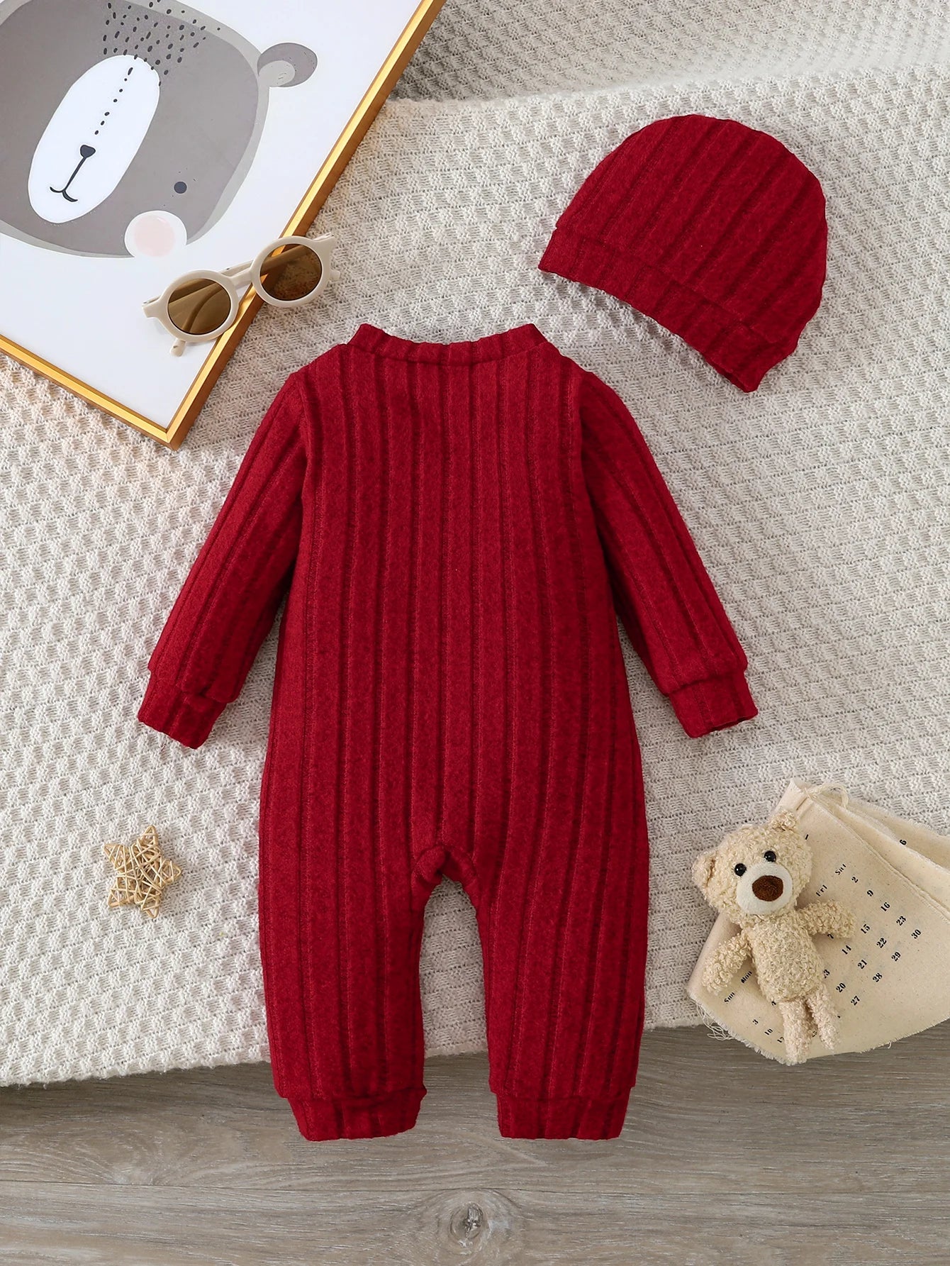 Combinaison automne-hiver - portée par un bébé