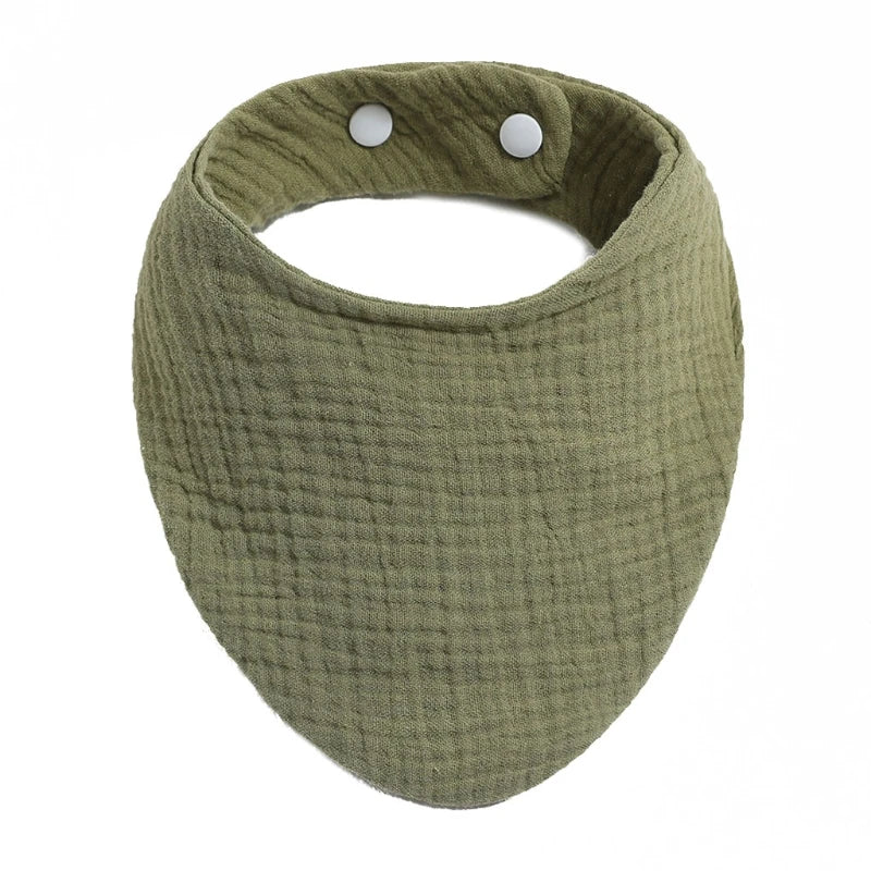 Bavoir bandana - coloris vert