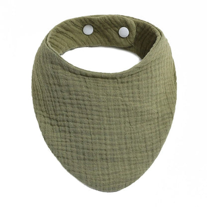 Bavoir bandana - coloris vert
