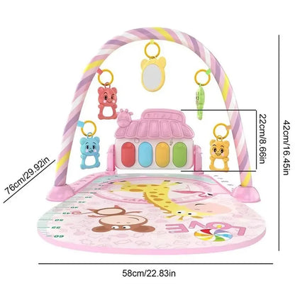 Tapis d'éveil - arche de jouets suspendus détachable