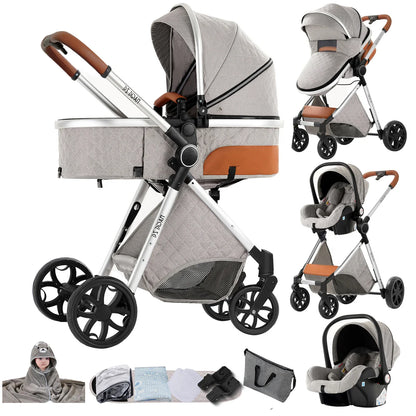Poussette Magic ZC - capote réglable pare-soleil