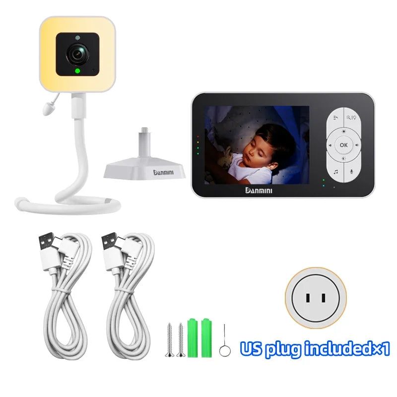 Babyphone vidéo - caméra installée dans la chambre de bébé