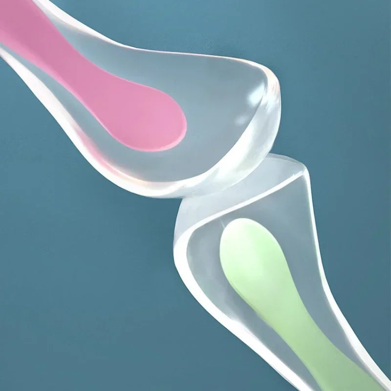 Cuillères d'apprentissage - silicone alimentaire sans BPA
