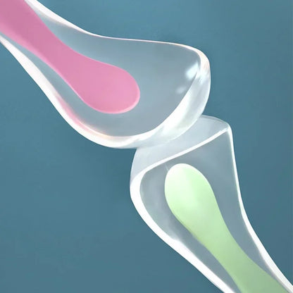 Cuillères d'apprentissage - silicone alimentaire sans BPA