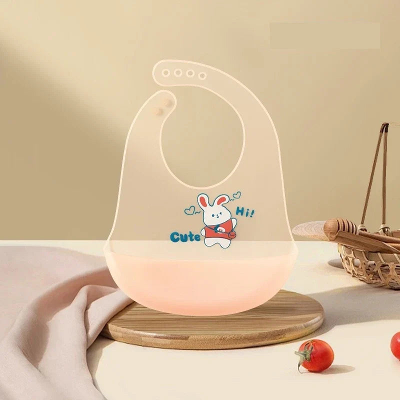 Bavoir silicone - facile à nettoyer d'un coup d'eau