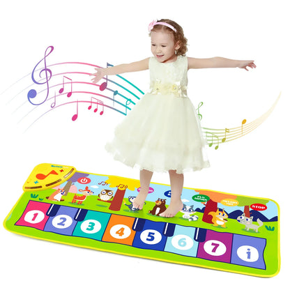 Tapis piano musical au sol pour enfant