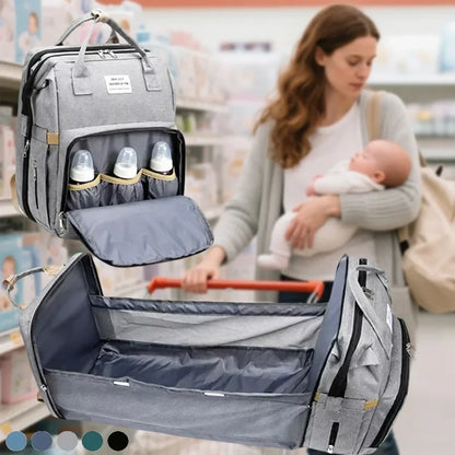 Sac multifonction bébé avec lit portable intégré