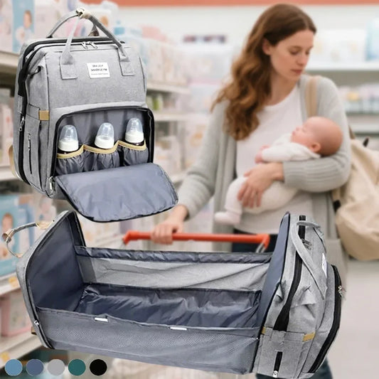 Sac multifonction bébé avec lit portable intégré