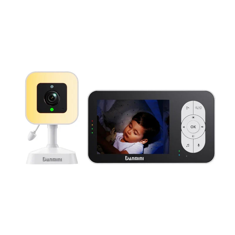 Babyphone vidéo - batterie rechargeable USB-C