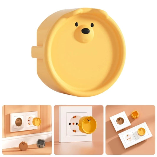 Cache-prises silicone pour sécurité électrique bébé