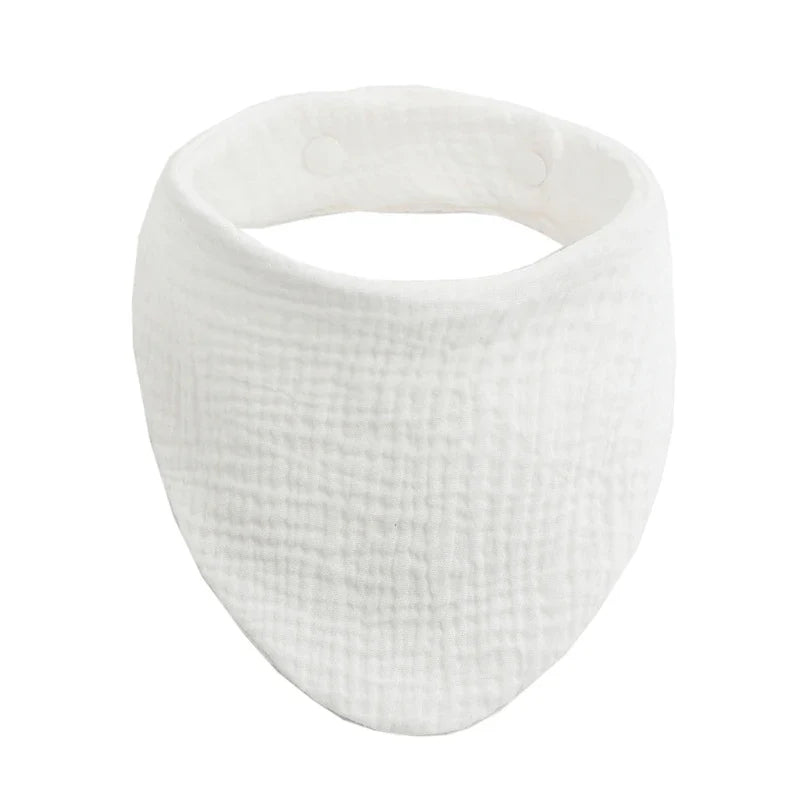 Bavoir bandana - coloris gris clair