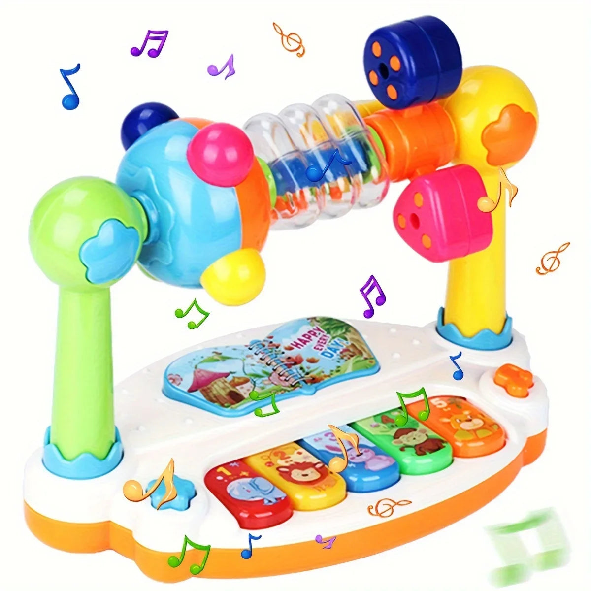 Piano musical éducatif pour l'éveil sensoriel de bébé