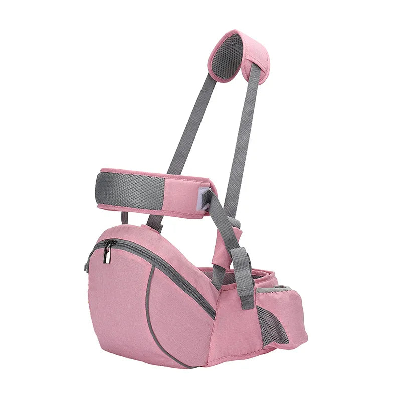 Porte-bébé assise intégrée - vue de profil porté