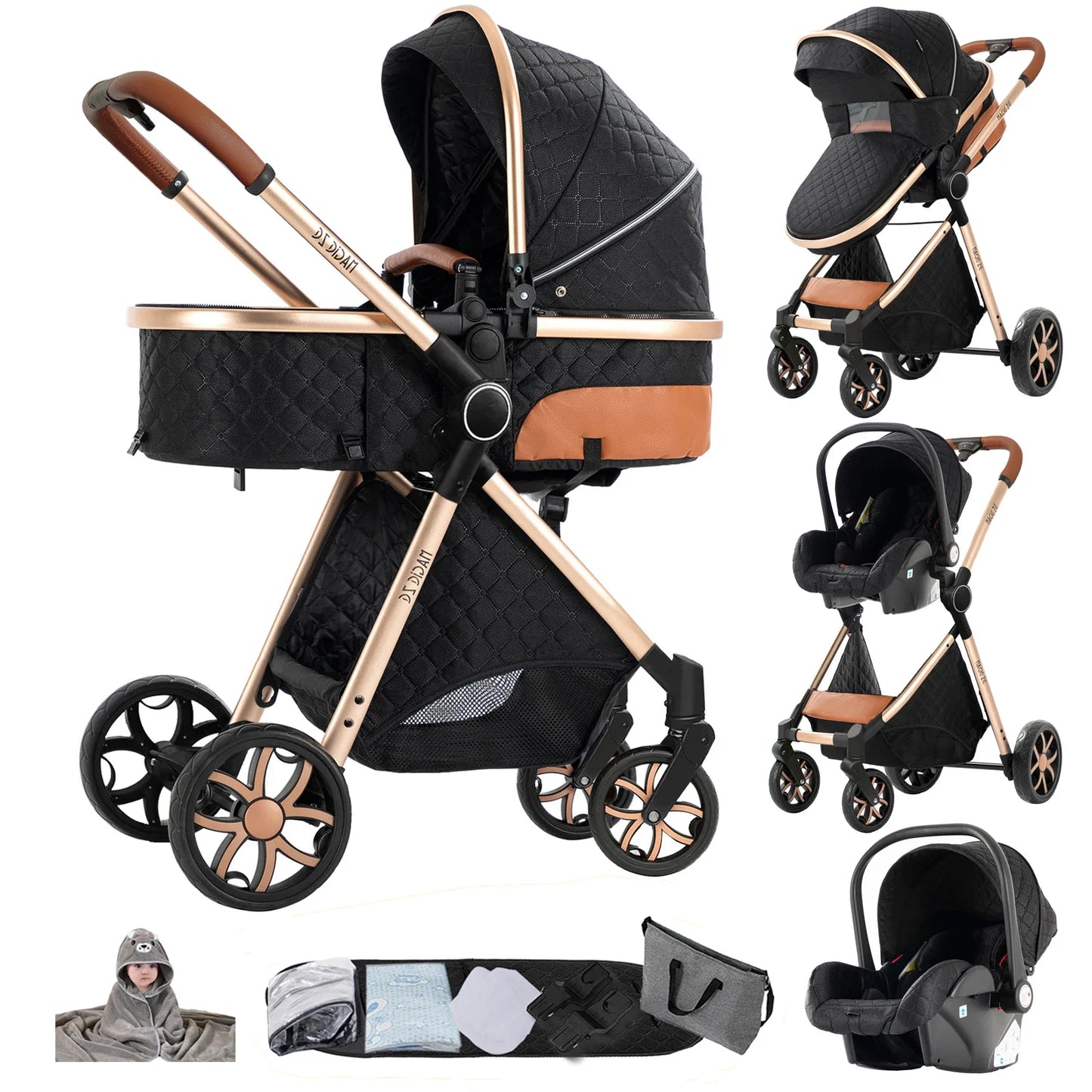 Poussette Magic ZC - suspensions indépendantes tous terrains