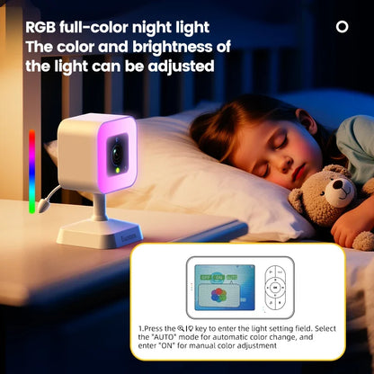 Babyphone vidéo - intercom vocal bidirectionnel