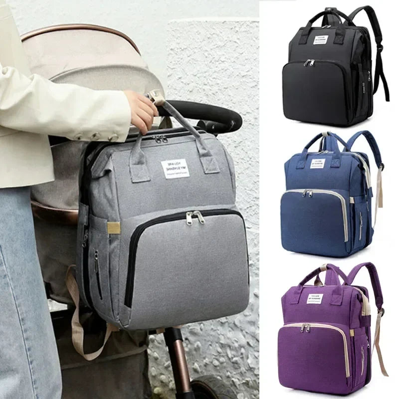 Sac multifonction - lit portable déplié pour la sieste de bébé