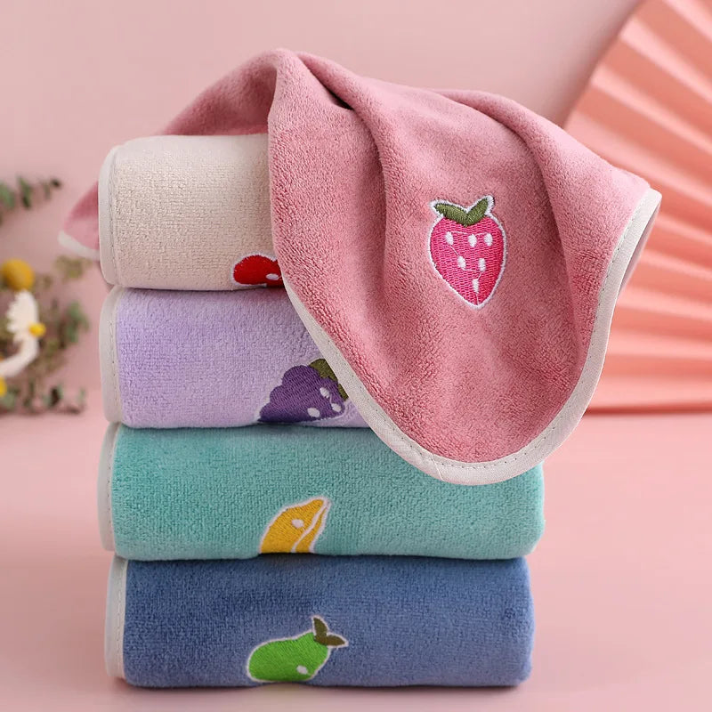 Gant de toilette bébé en coton doux