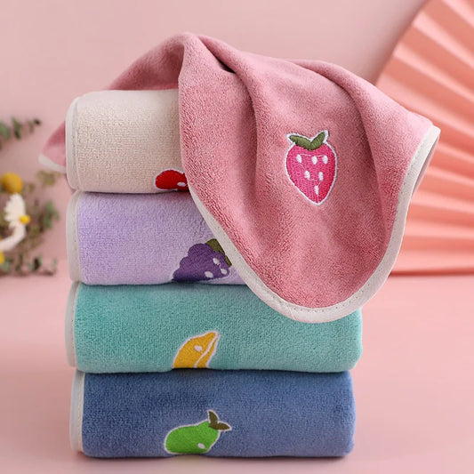 Gant de toilette bébé en coton doux